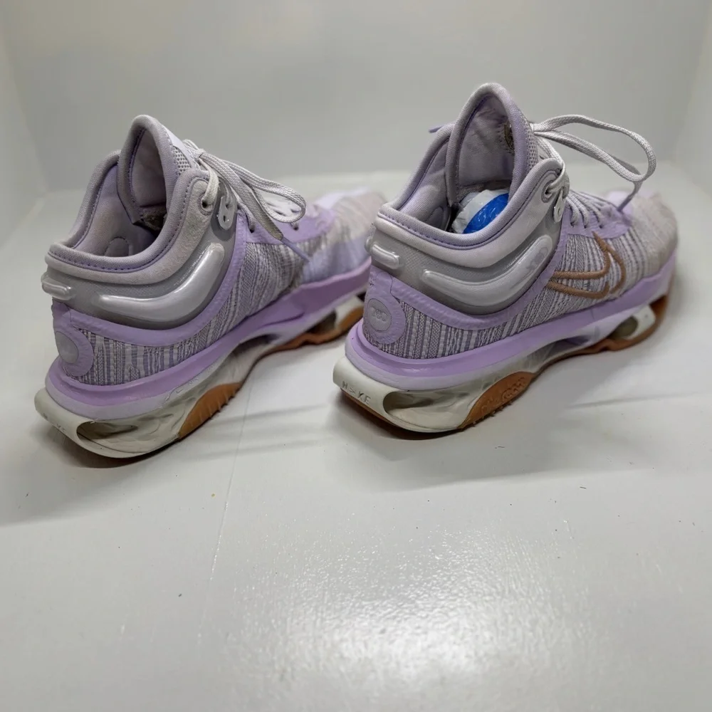 Nike Air Zoom G.T. Jump 2 Basketball Shoes Men’s 8.5 Lavender Purple Gum Sole